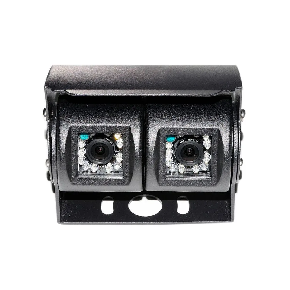 Aussie Traveller Camera Rear View Square Kit Black ATRV - Double