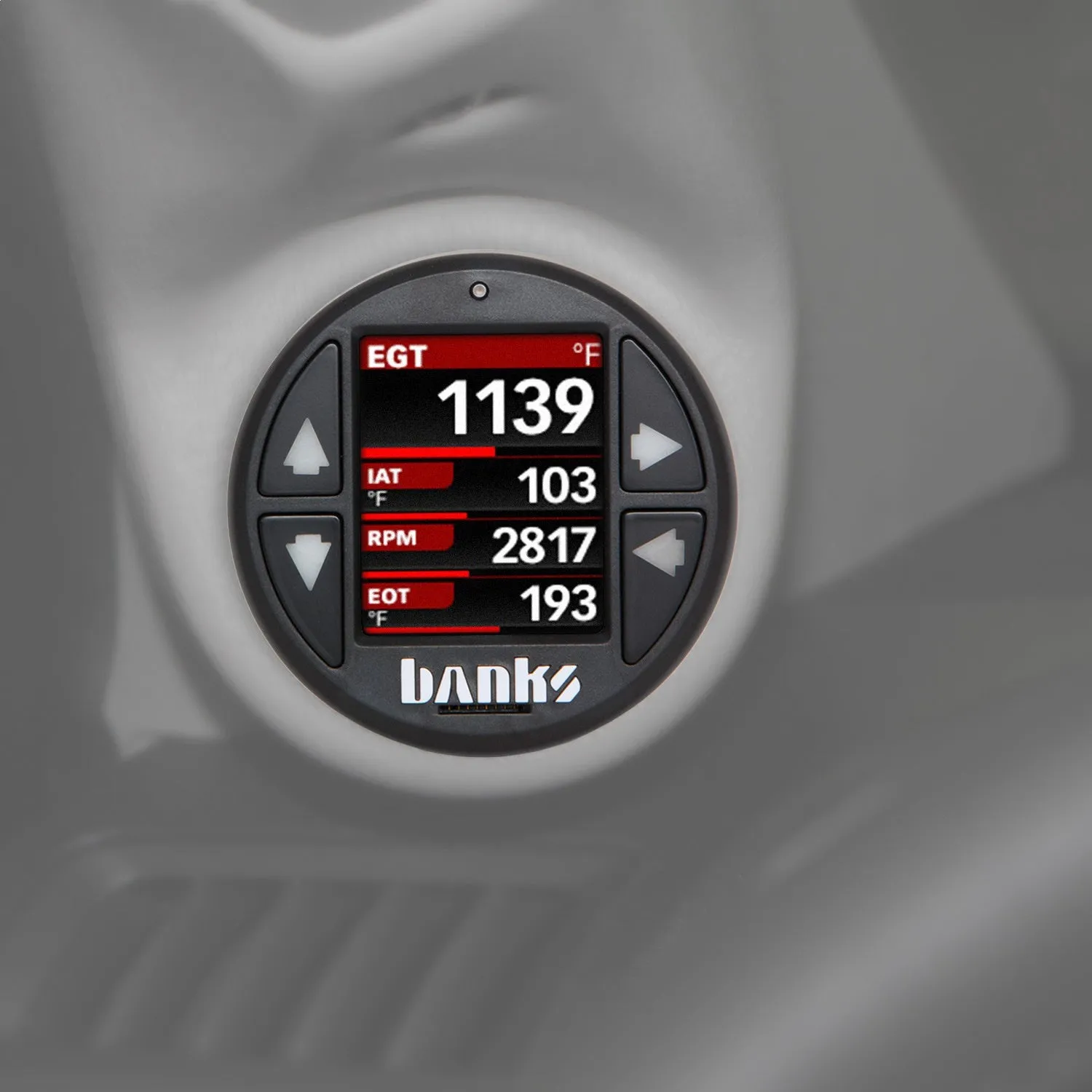 Banks Power 61452 Six-Gun Diesel Tuner w/Banks iDash-1.8 DataMonster-2008-10 Ford 6.4L