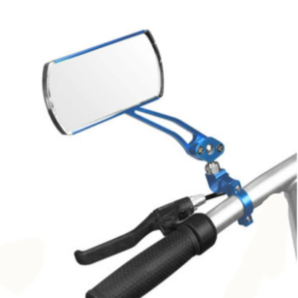 Bicycle Mountain Bike Handlebar Rearview Mirror Modified Aluminum Alloy Rearview Mirror for Bicycle