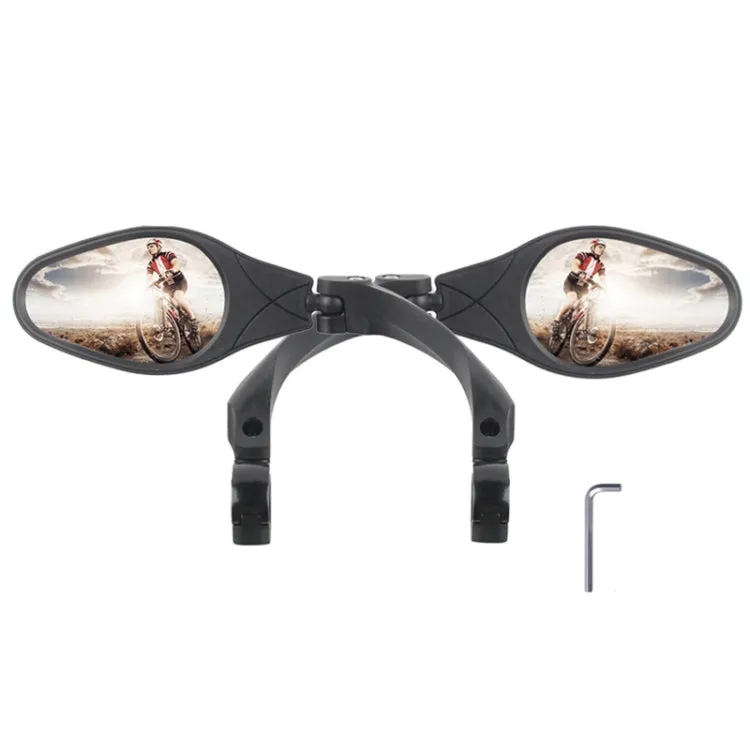 Bicycle Stainless Steel Mirror Foldable Rotating Rearview Mirror, Model: 027 1pair