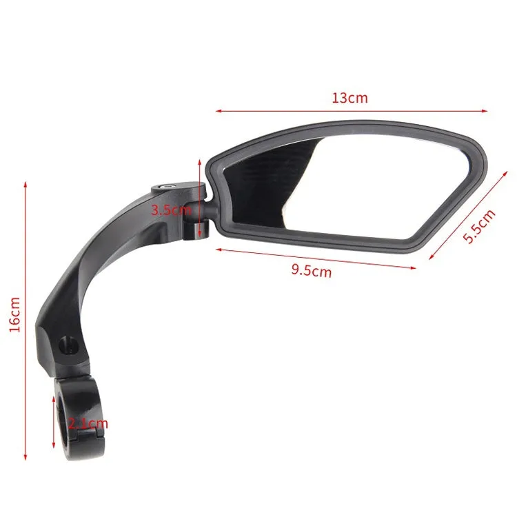 Bicycle Stainless Steel Mirror Foldable Rotating Rearview Mirror, Model: 037 1pair
