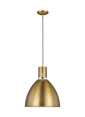 Brynne Pendant in Burnished Brass
