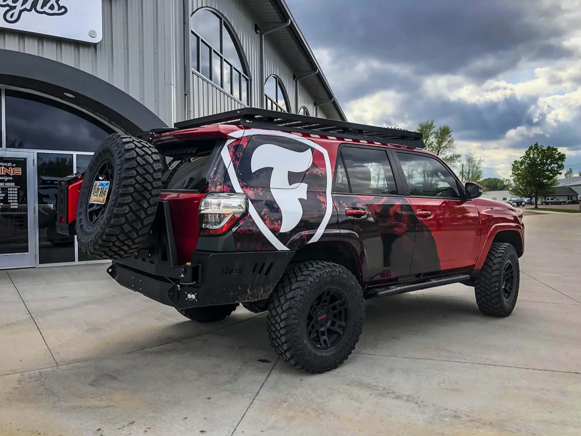 C4 Fabrication 2010  4Runner Overland Series Rear Bumper