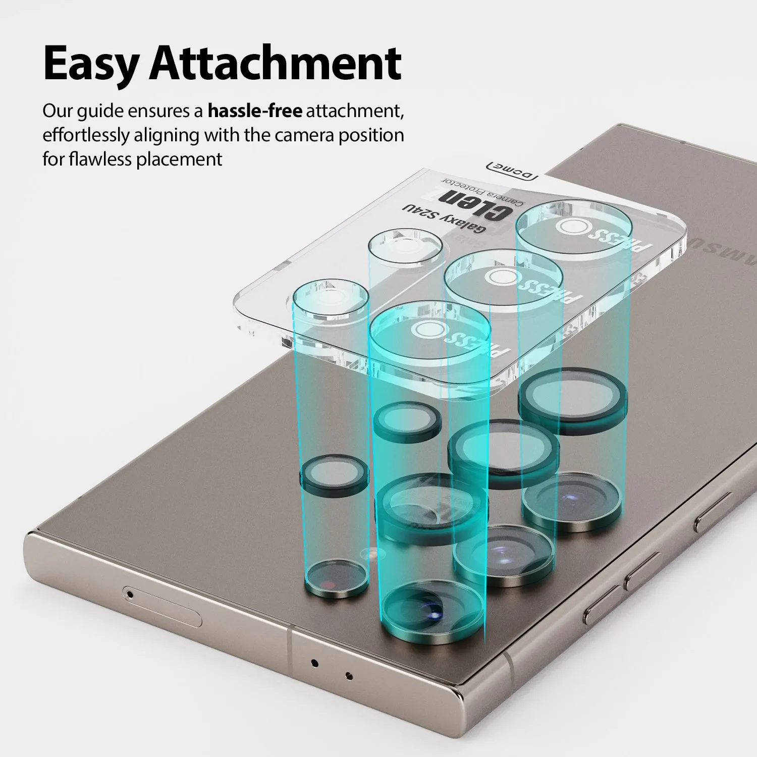 [Camera Ring] Samsung Galaxy S24 Ultra Camera Protector Ring Type - 2 Pack