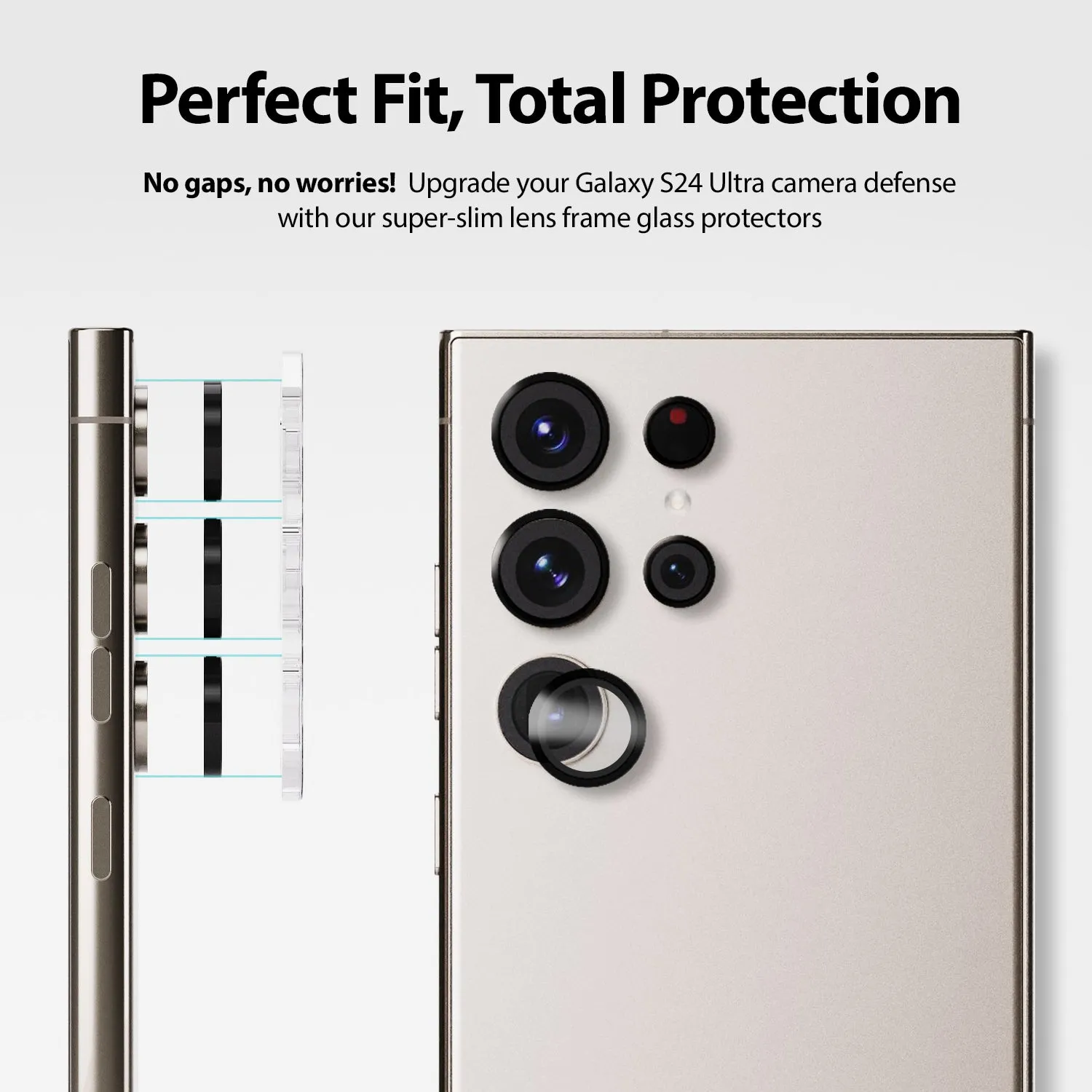 [Camera Ring] Samsung Galaxy S24 Ultra Camera Protector Ring Type - 2 Pack