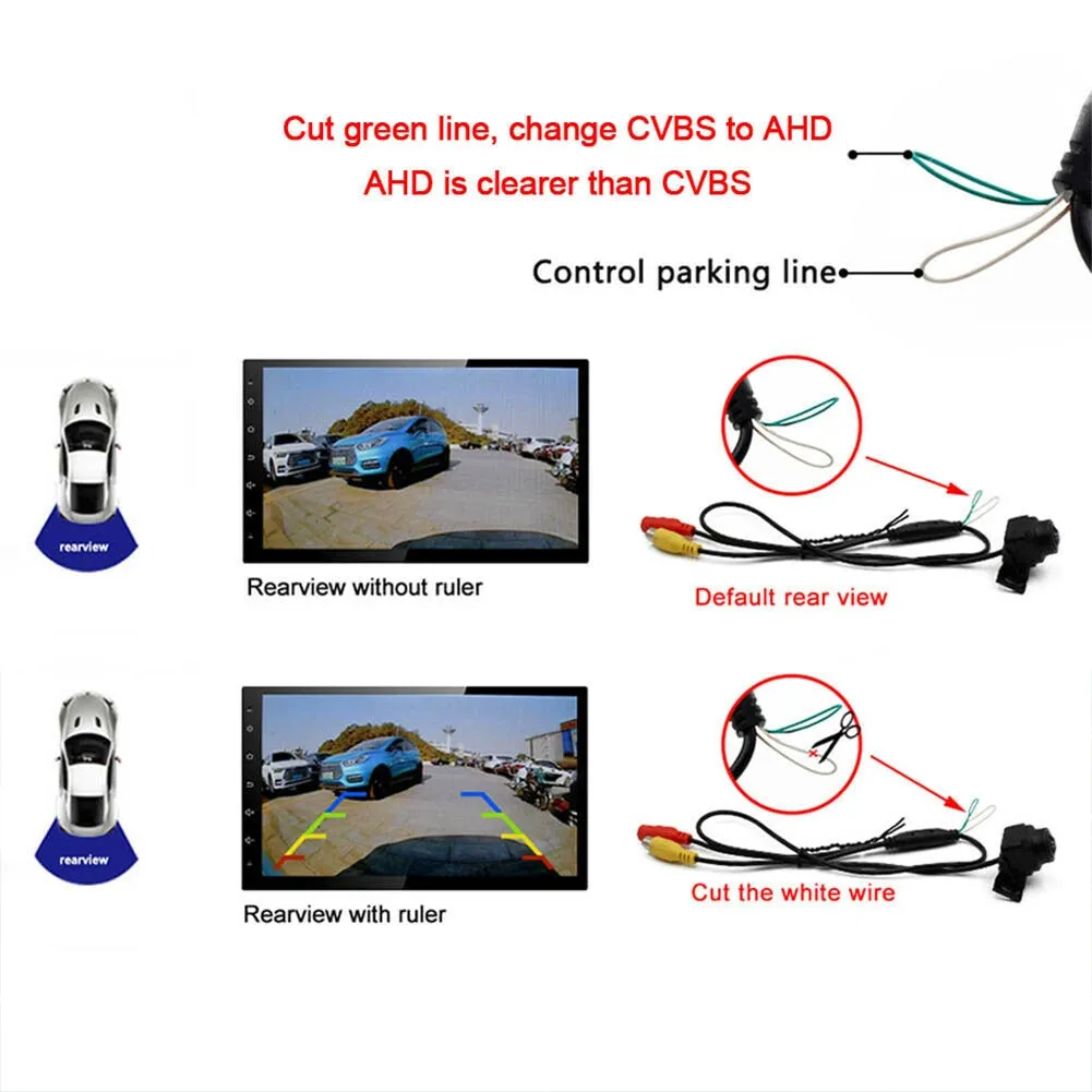 Car 170-degree Wide Viewing Angle Rear  View  Backup  Camera