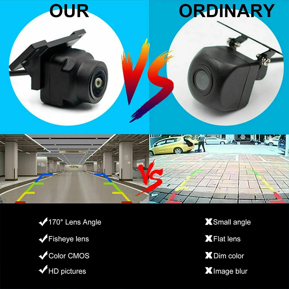 Car 170-degree Wide Viewing Angle Rear  View  Backup  Camera