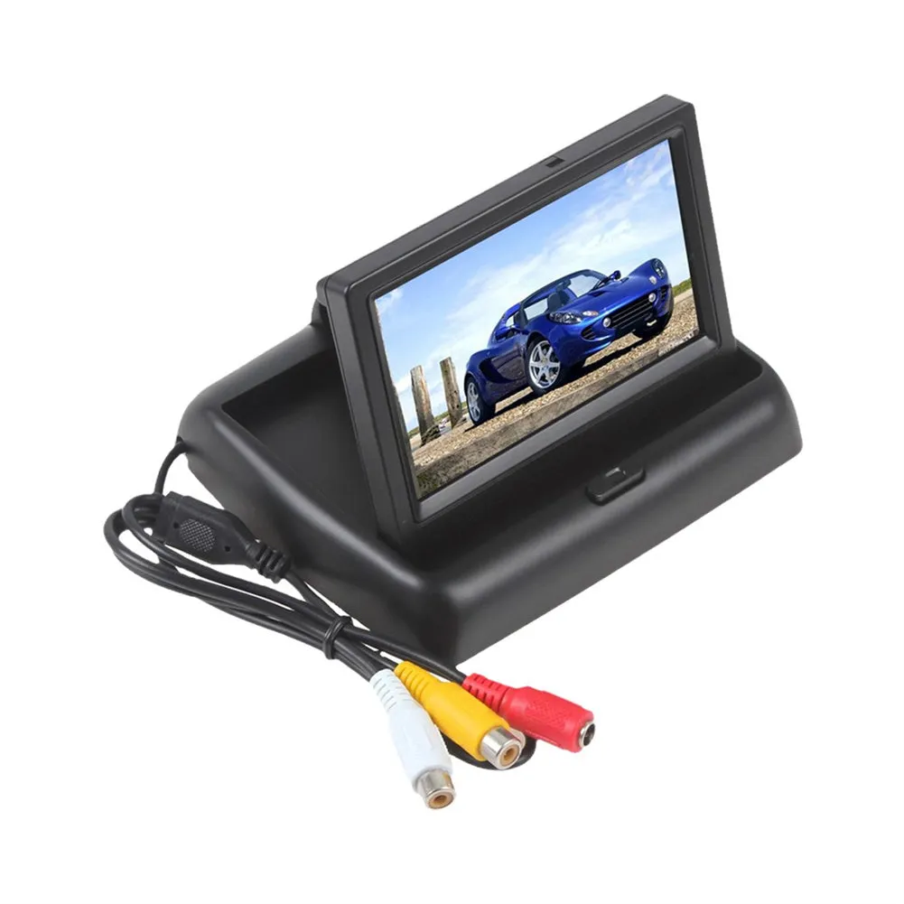 Car Monitor 4.3-inch Tft LCD Screen Folding Night Vision for Rear