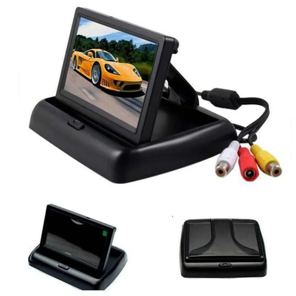 Car Monitor 4.3-inch Tft LCD Screen Folding Night Vision for Rear