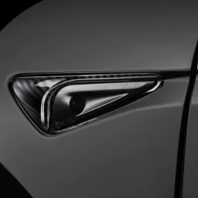 Carbonati USA Tesla Model Y / Model 3  Side Maker & Camera Carbon Fiber Trim