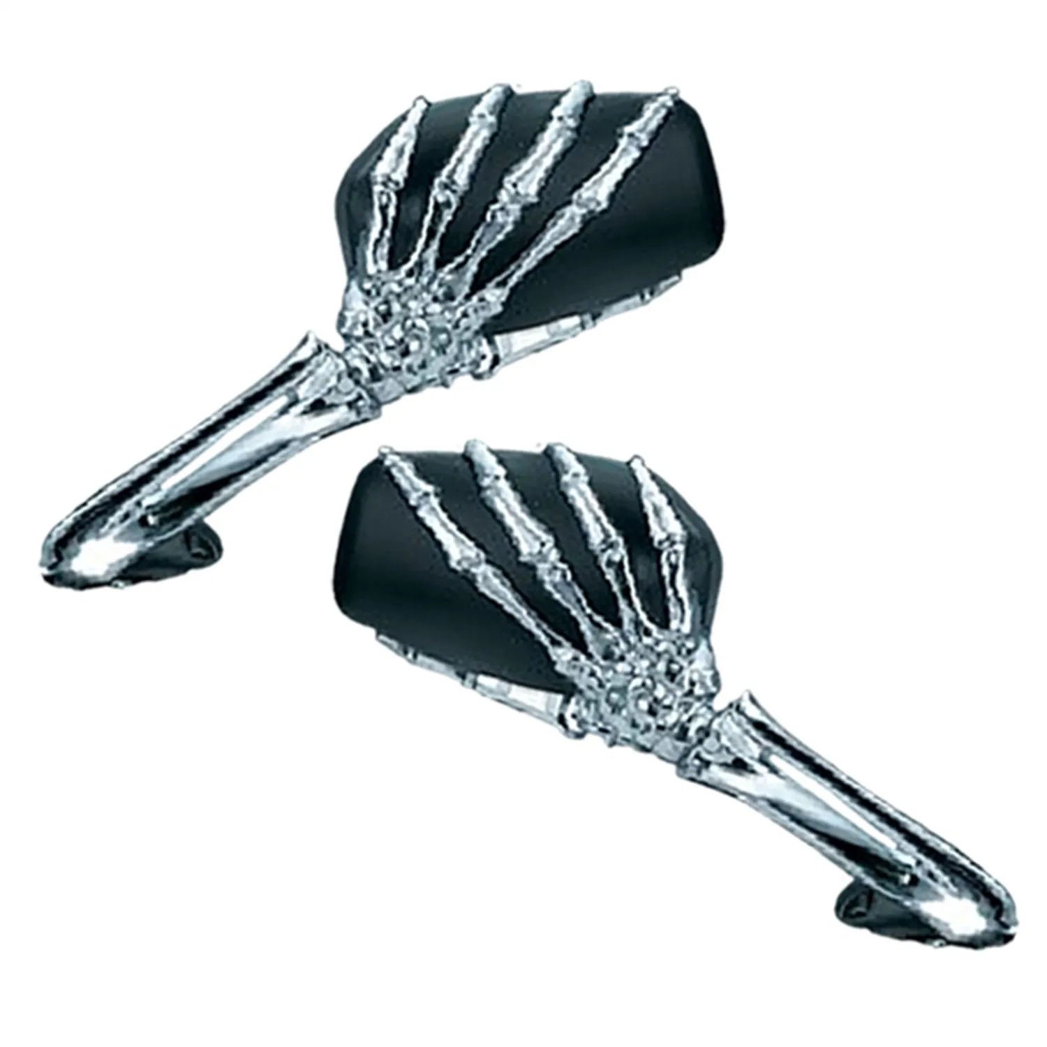Cipa USA 01917 Motorcycle Skeleton Hand Mirror