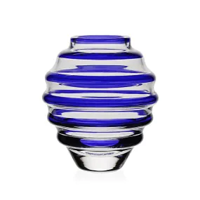 Circe Crystal Mini Vase Blue