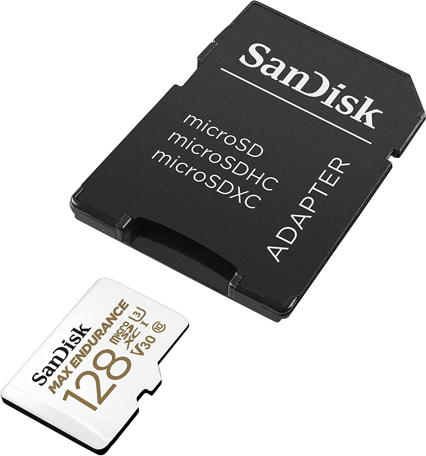 [CLEARANCE] SanDisk MAX ENDURANCE microSD Card U3, V30, 4K UHD SDXC Class 10, 100mb/s and 40mb/s Read and Write Speed with Adapter (64GB, 128GB, 256GB)