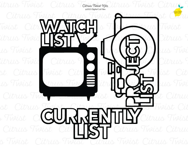 Digital Cut Files - CURRENTLY LIST - AUGUST 2023