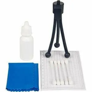 DSLR and Video Camera Starter Cleaning Kit w/ mini tabletop tripod
