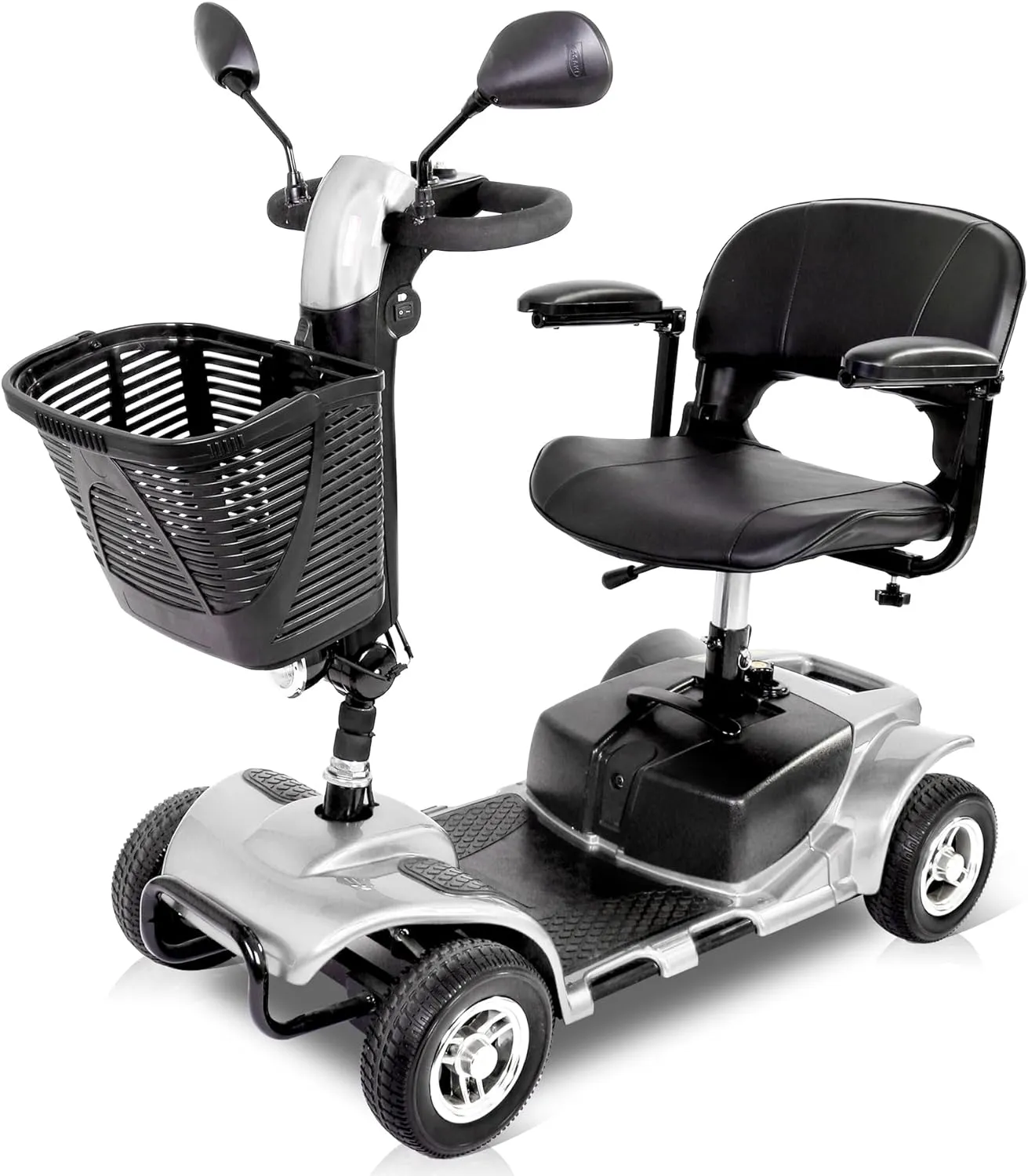 Electric Mobility Scooter I Powered All Terrain Motorized Scooter I Foldable Power Wheelchair  4 Wheel  I Model M523AS