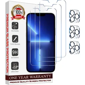 Entronix Case Screen Protector Bundle with Camera Cover Designed for Apple iPhone 11 Pro Clear 9H Hardness,Bubble Free Easy Install, 3 PACK