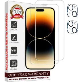 Entronix Case Screen Protector Bundle with Camera Cover Designed for Apple iPhone 15 Plus Clear Built Anti Scratch, Bubble Free Easy Install,2 PACK