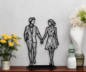 EROTNGO (EROTNGO3286 Geometric Cute Low Poly Valentines Couple Family Figure Plastic Sculpture Office Living Room Office Shelf Decoration Useful Tabletop Dining Room Good Looking Office Attractive