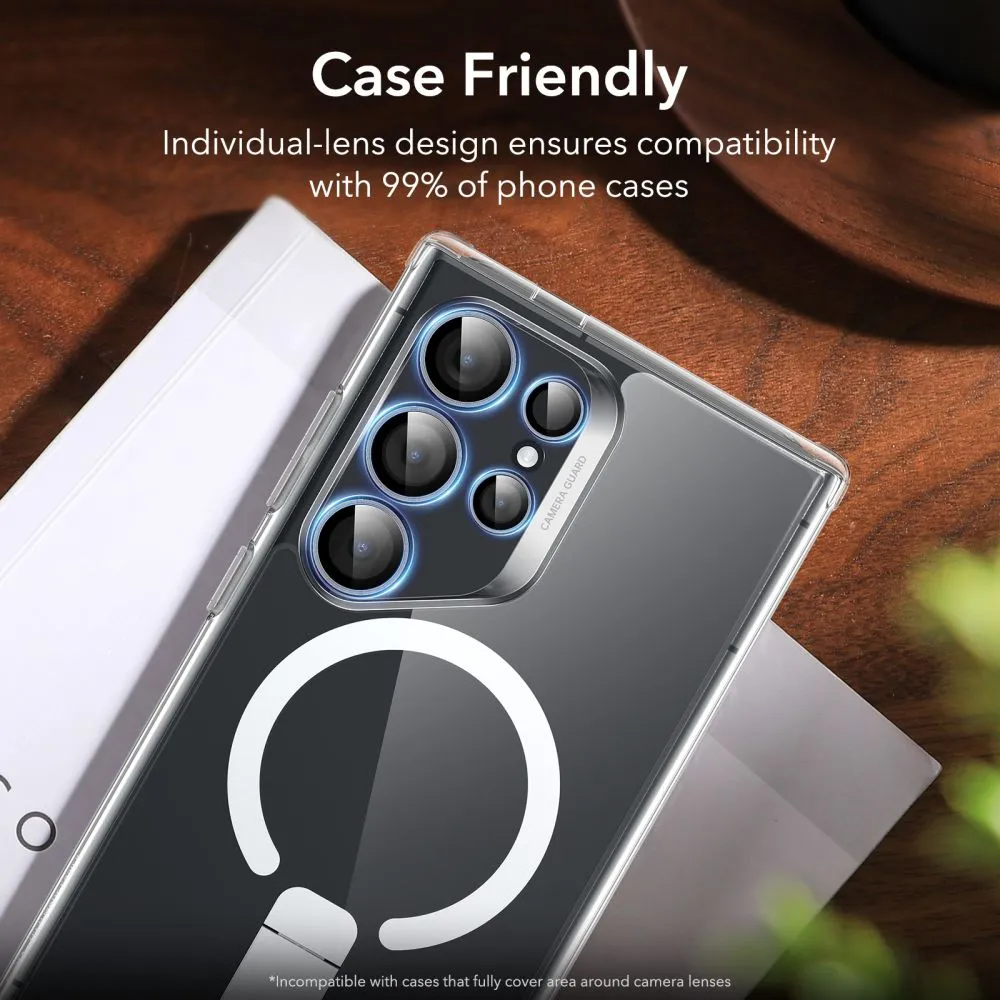 ESR Camera Ultra Tough Camera Lens Protector for Samsung Galaxy S24 Ultra - Black