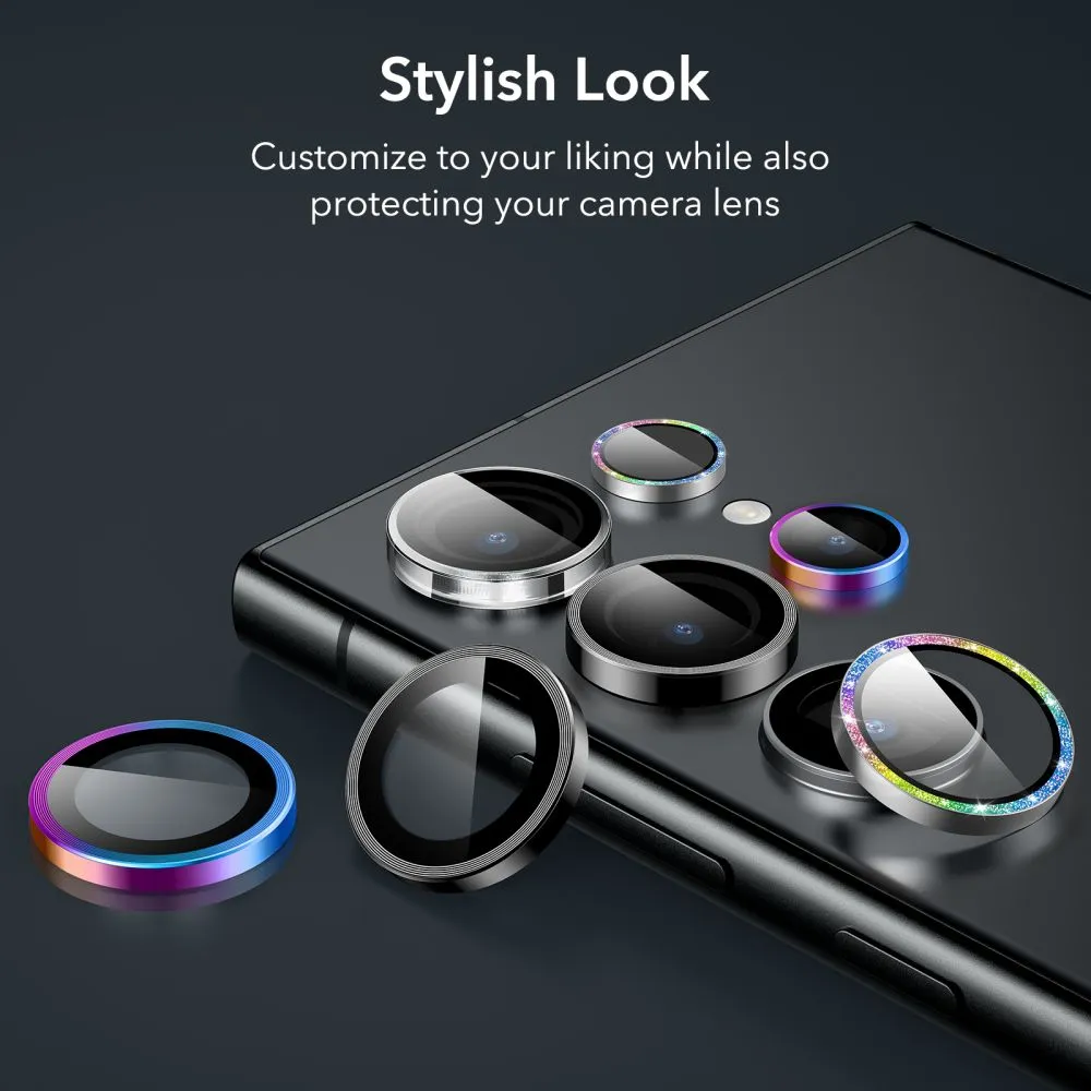 ESR Camera Ultra Tough Camera Lens Protector for Samsung Galaxy S24 Ultra - Black