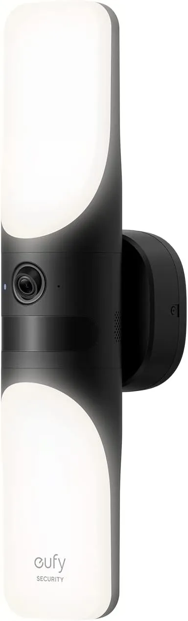 Eufy 2K Wired Wall Light Camera S100 Security Camera Outdoor, 2K Camera with 1200 Lumen Light