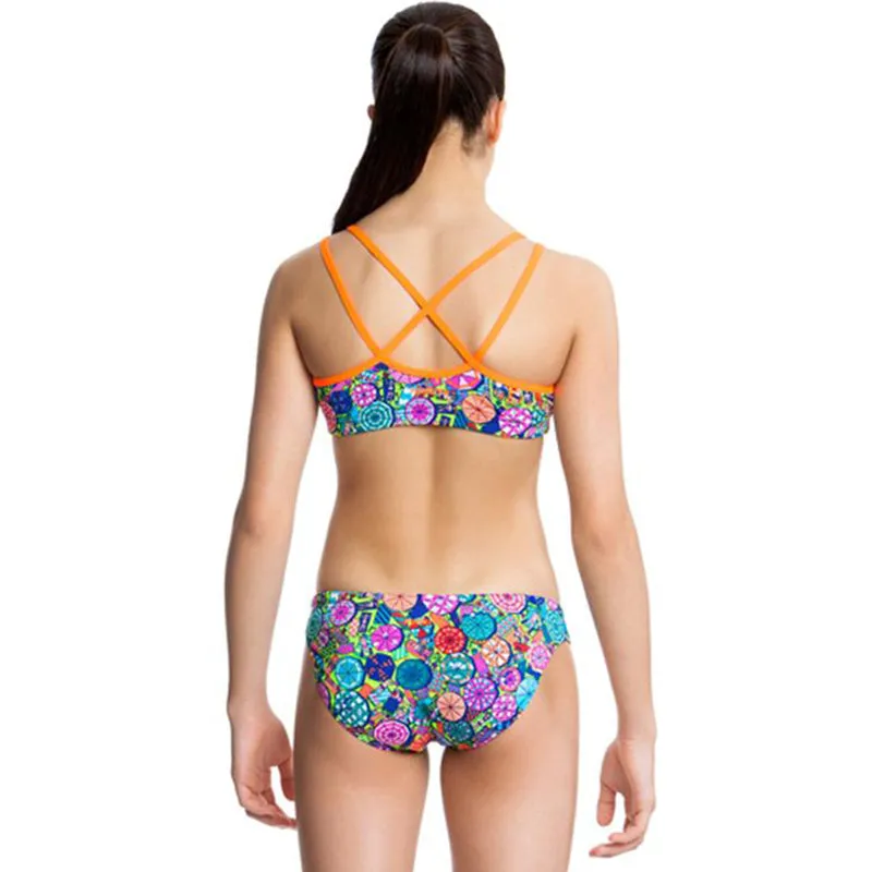 Funkita - Bondi Brollies - Girls Criss Cross Two Piece