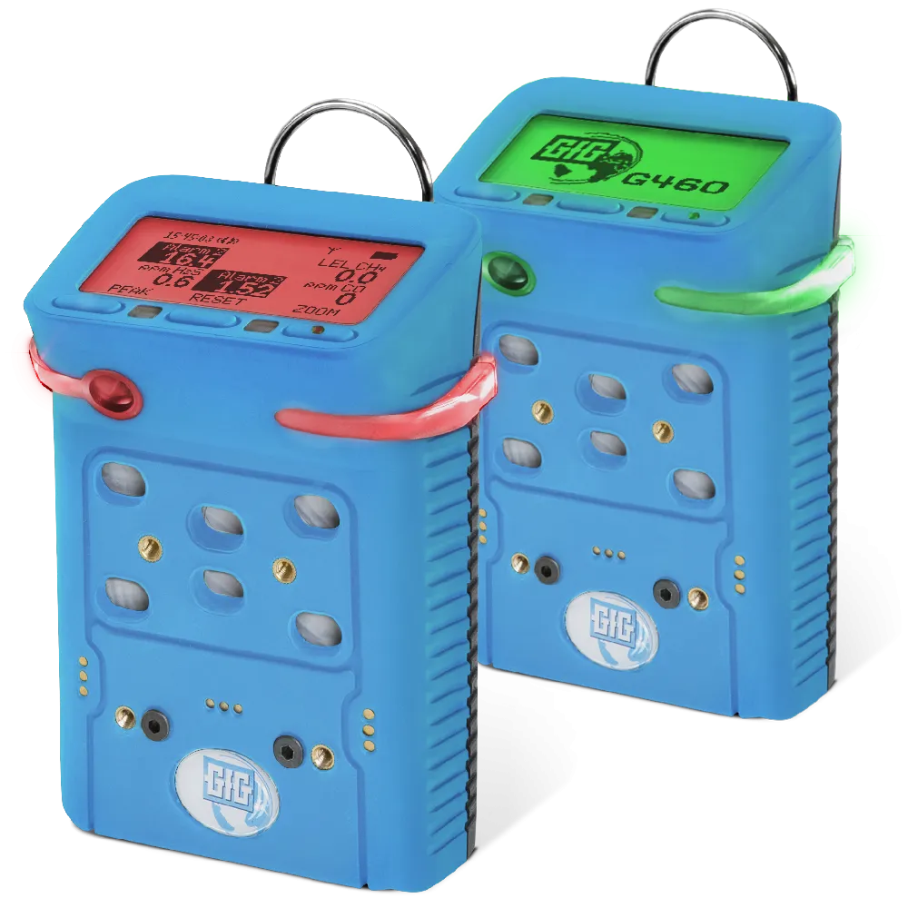 GfG Microtector II G460 O2,IR LEL,CO,H2S Gas Detector