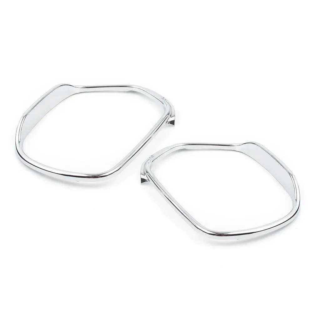 GL 1800 Goldwing Motorcycle Rearview Side Mirror Cover Trim For Honda Goldwing GL1800 2001-2011 Chrome ABS Decoration Parts 2Pcs