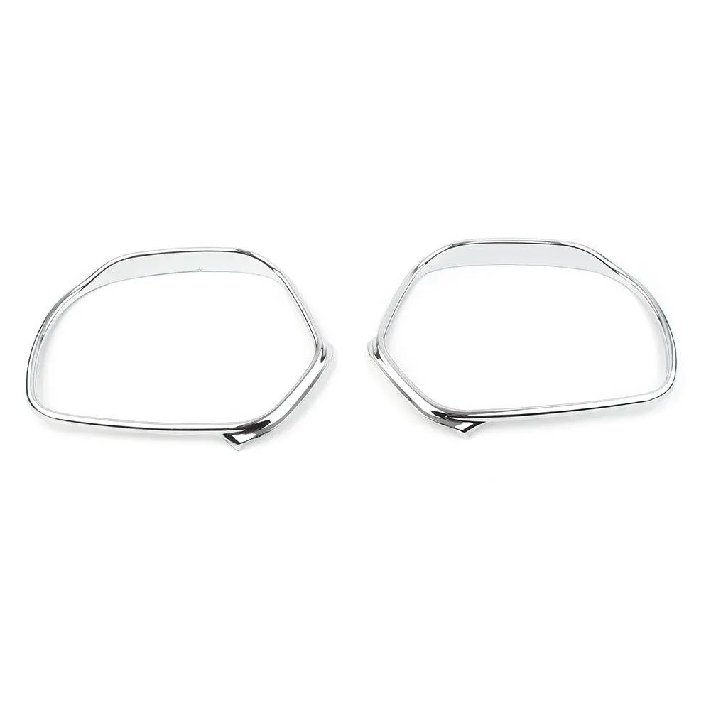 GL 1800 Goldwing Motorcycle Rearview Side Mirror Cover Trim For Honda Goldwing GL1800 2001-2011 Chrome ABS Decoration Parts 2Pcs