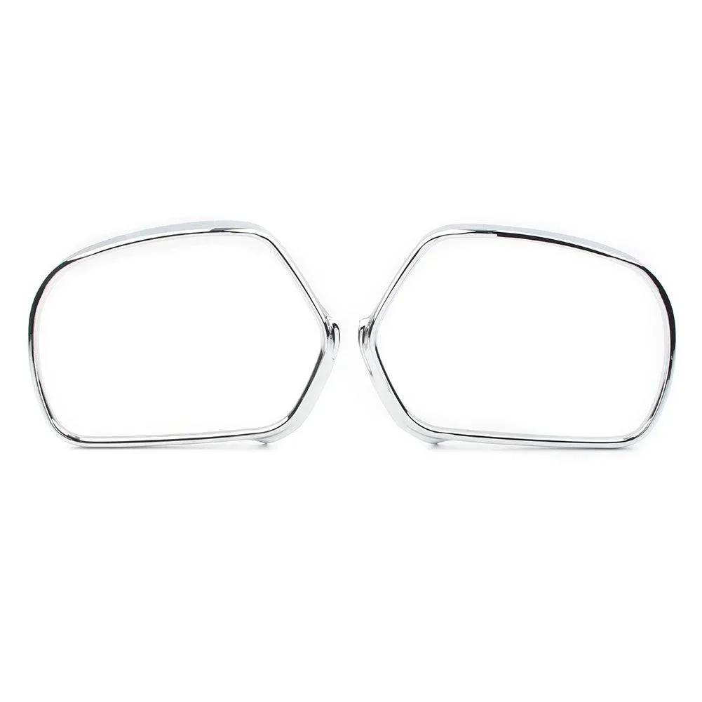 GL 1800 Goldwing Motorcycle Rearview Side Mirror Cover Trim For Honda Goldwing GL1800 2001-2011 Chrome ABS Decoration Parts 2Pcs