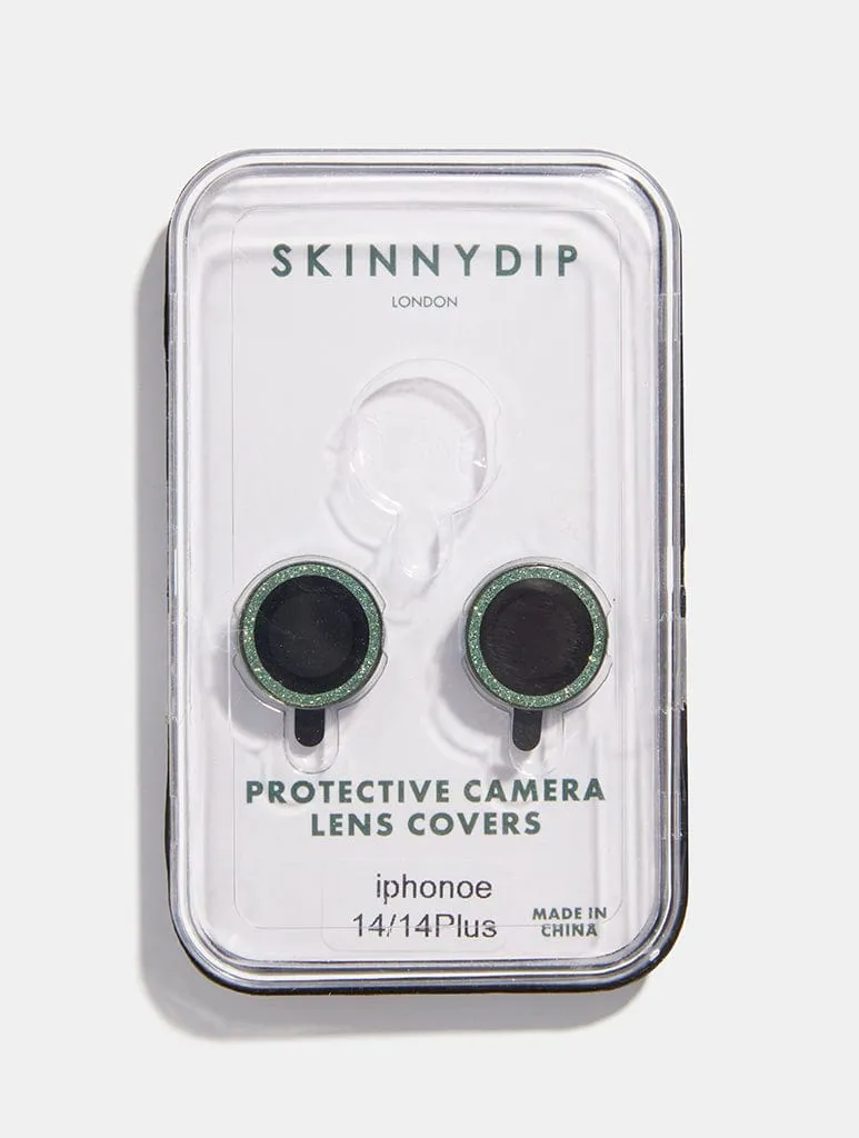 Green Glitter Protective Camera Lens Cover