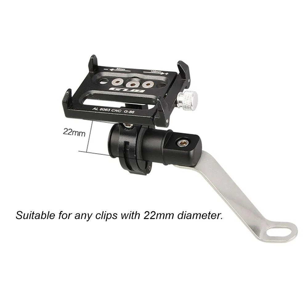 GUB Motorcycle Mirror Mount Holder Handlebar Rearview Mirror Adapter