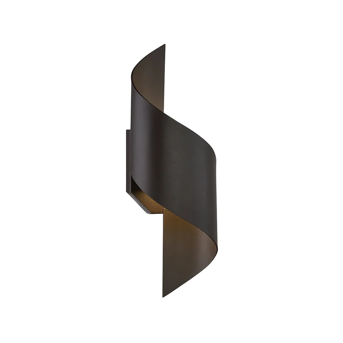 Helix Outdoor Wall Light in Bronze