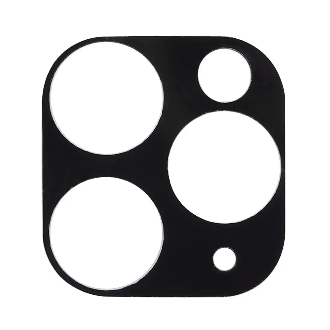 High Quality TPE Rear Camera Lens Protection Film - Black for iPhone-iPhone Camera Lens Protection
