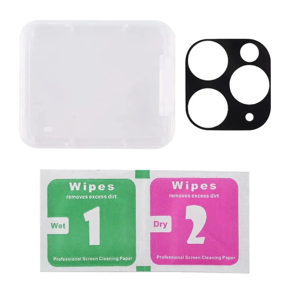 High Quality TPE Rear Camera Lens Protection Film - Black for iPhone-iPhone Camera Lens Protection