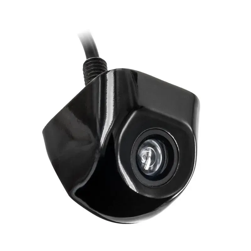 iBeam TE-LPGC Above License Plate Backup Cam w/ Gloss Black Metal Housing