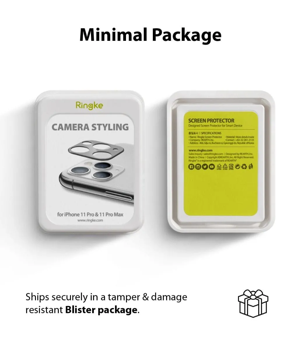 iPhone 11 Pro/ 11 Pro Max RINGKE CAMERA STYLING -Silver
