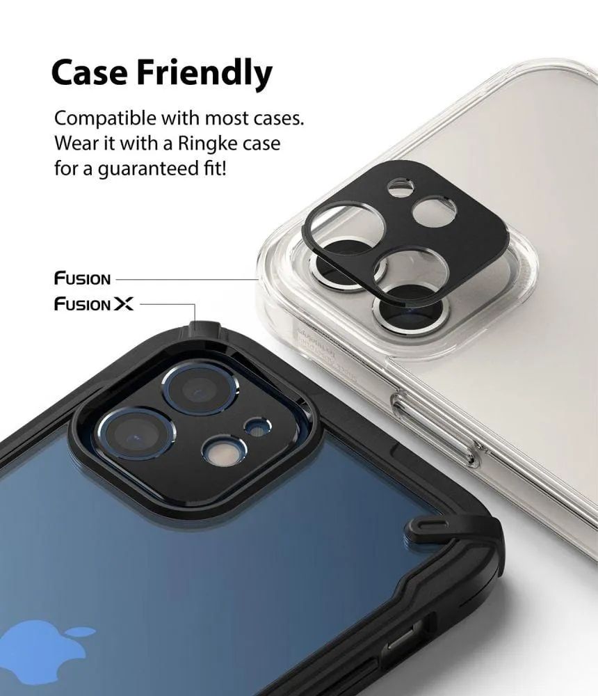 iPhone 12 Camera Styling Black Ringke
