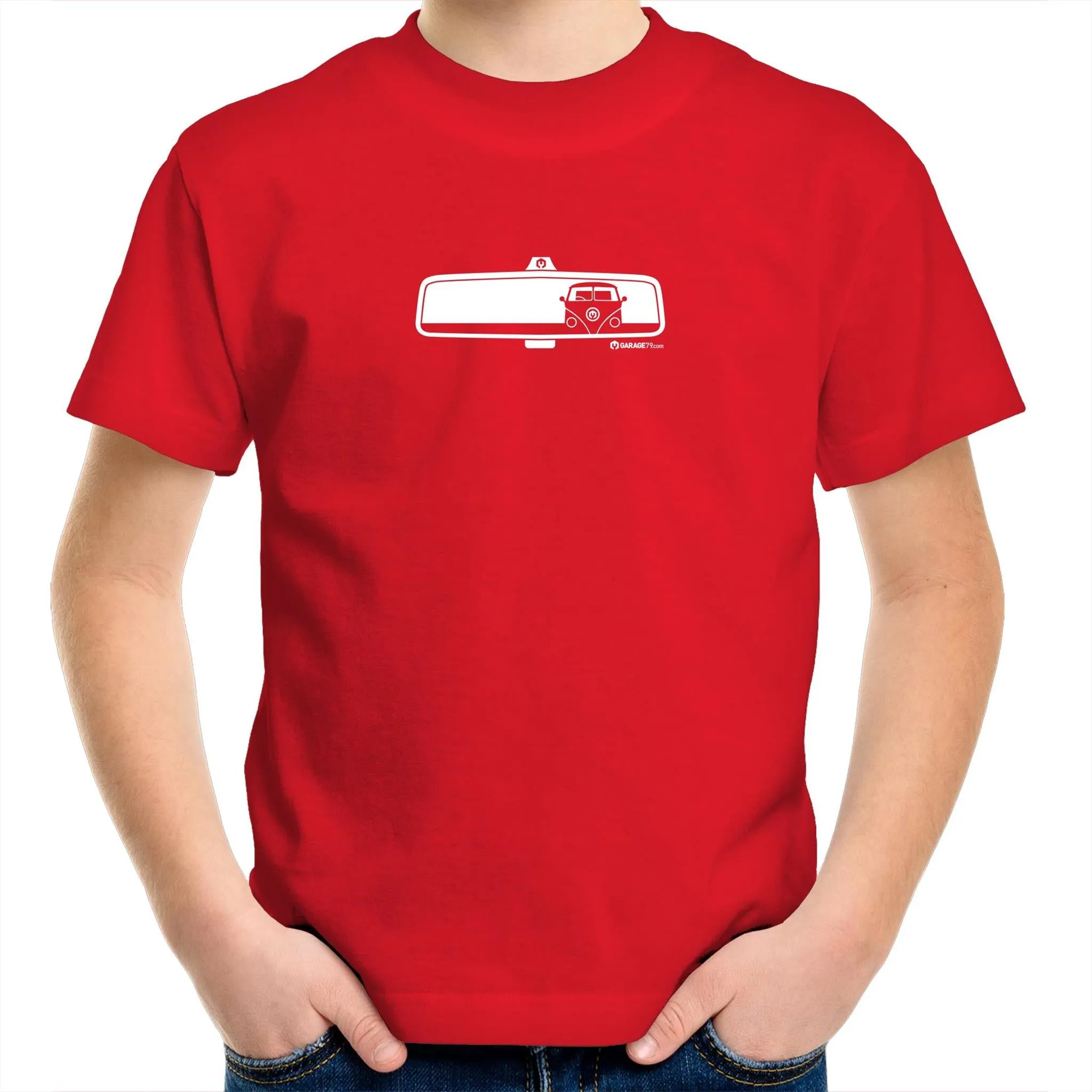 Kombi Rearview - Kids Youth Crew T-Shirt