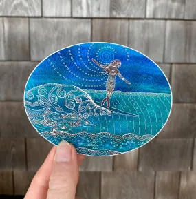 Lady Slider Sticker