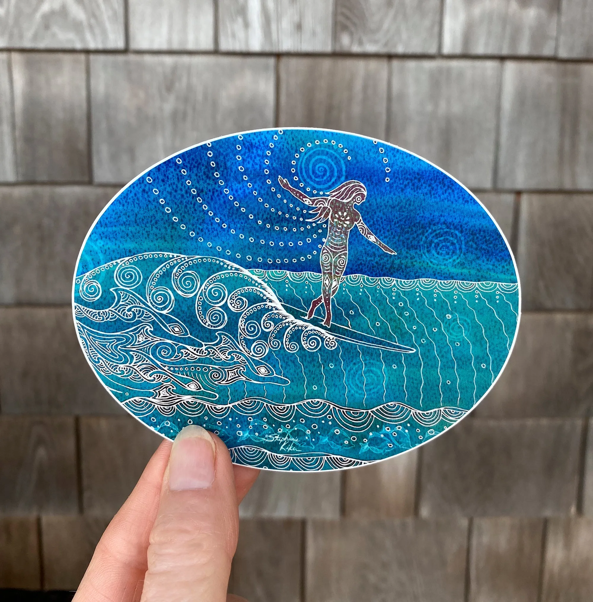 Lady Slider Sticker