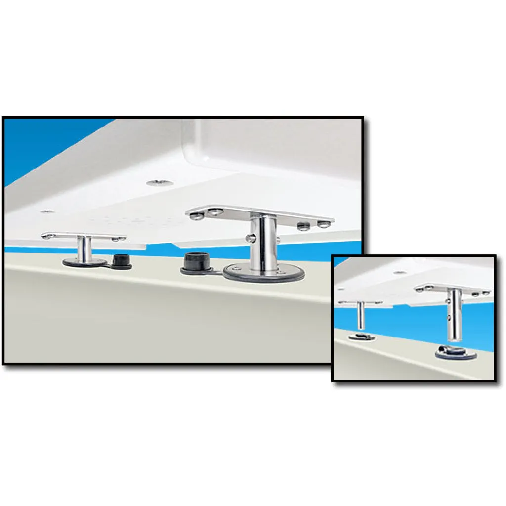 Magma Dual Flush Socket Rectangular BBQ Mount