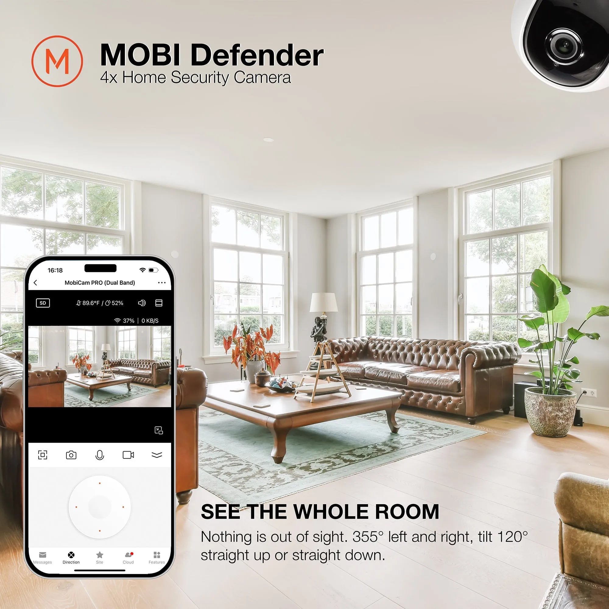 MOBI Defender - 4 Pack Smart Home Security Cameras