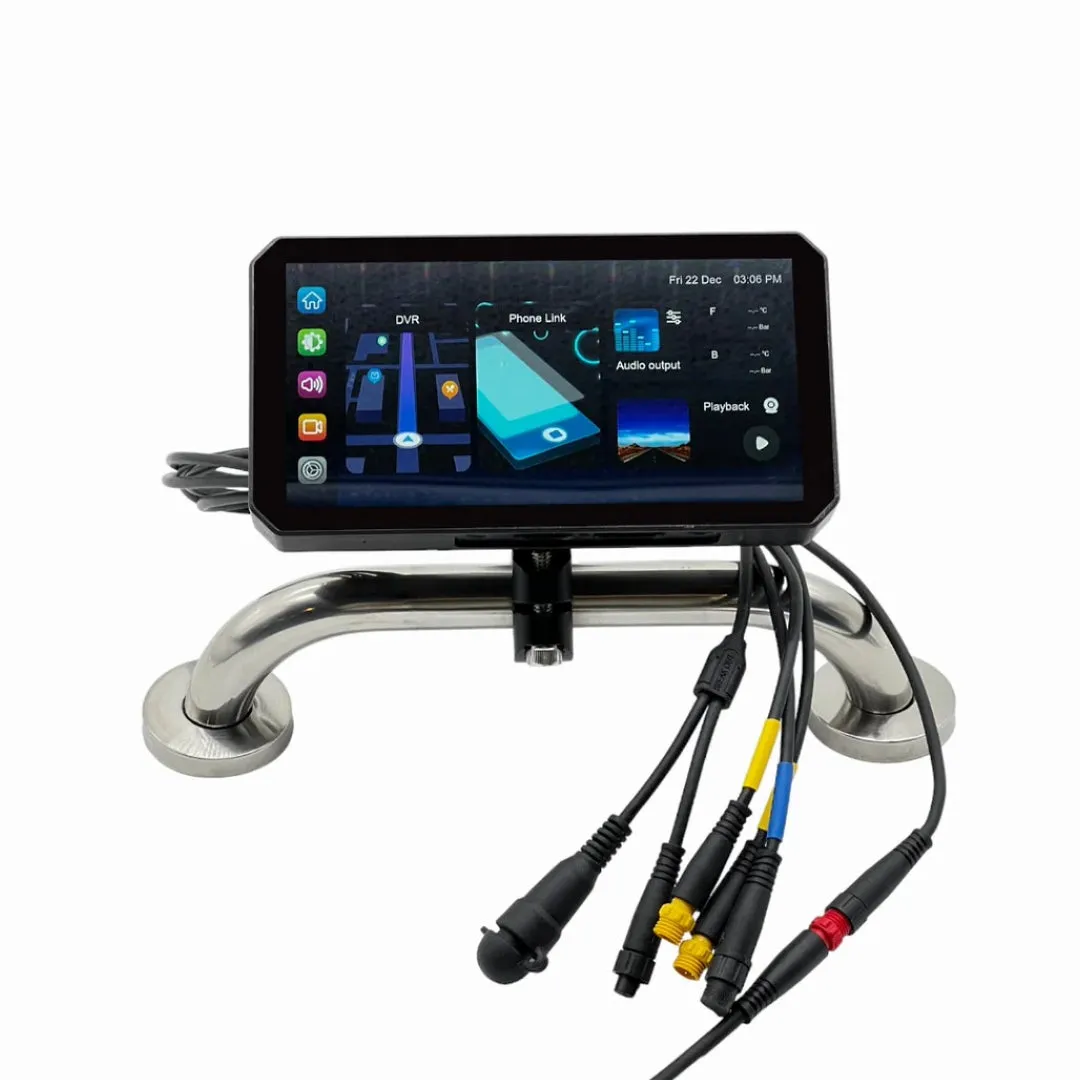 Motorcycle Dual Recording Bike Navigation System-Alien Rider M2 PRO-TPMS GPS With Touch Screen