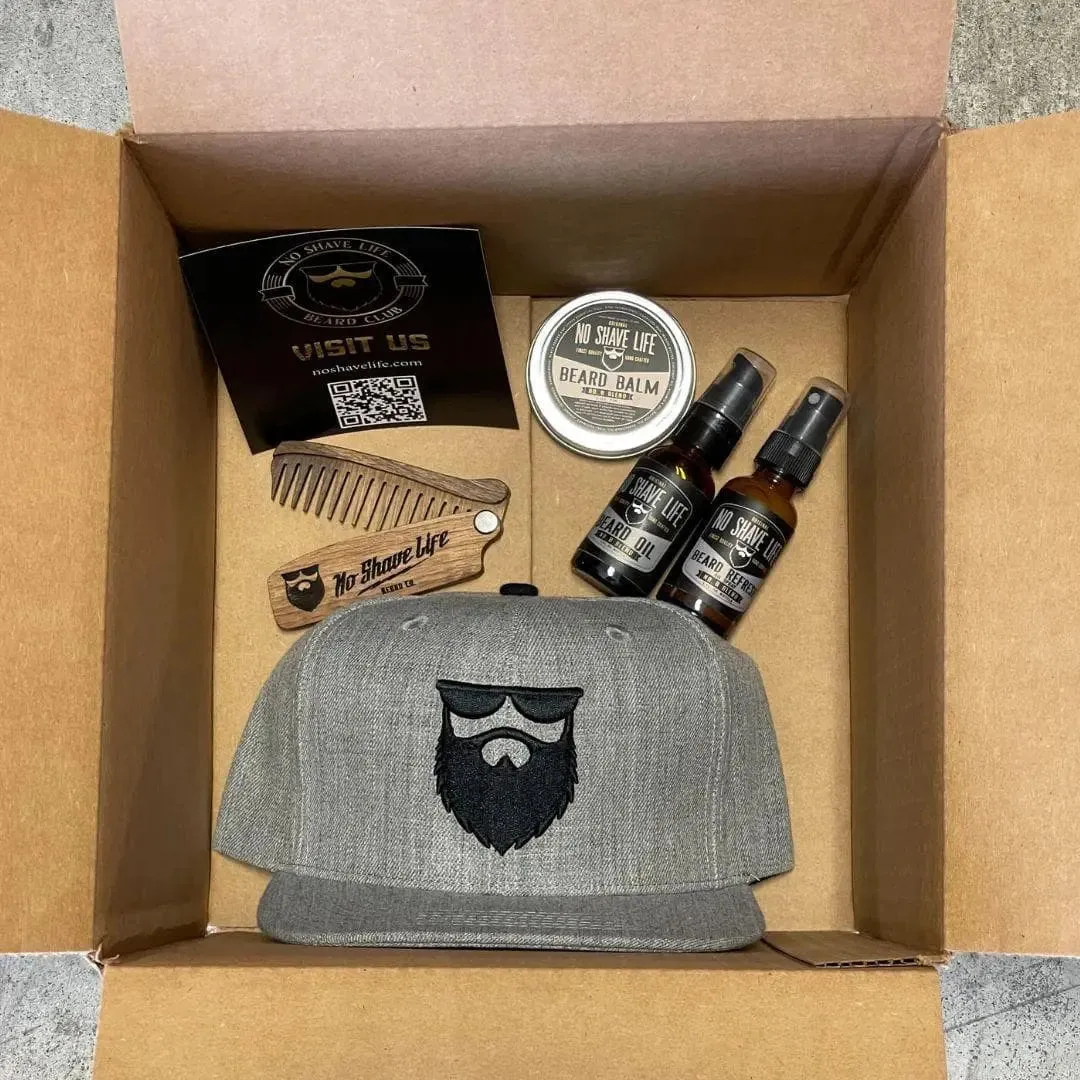 No Shave Life Monthly Beard Club Surprise Box