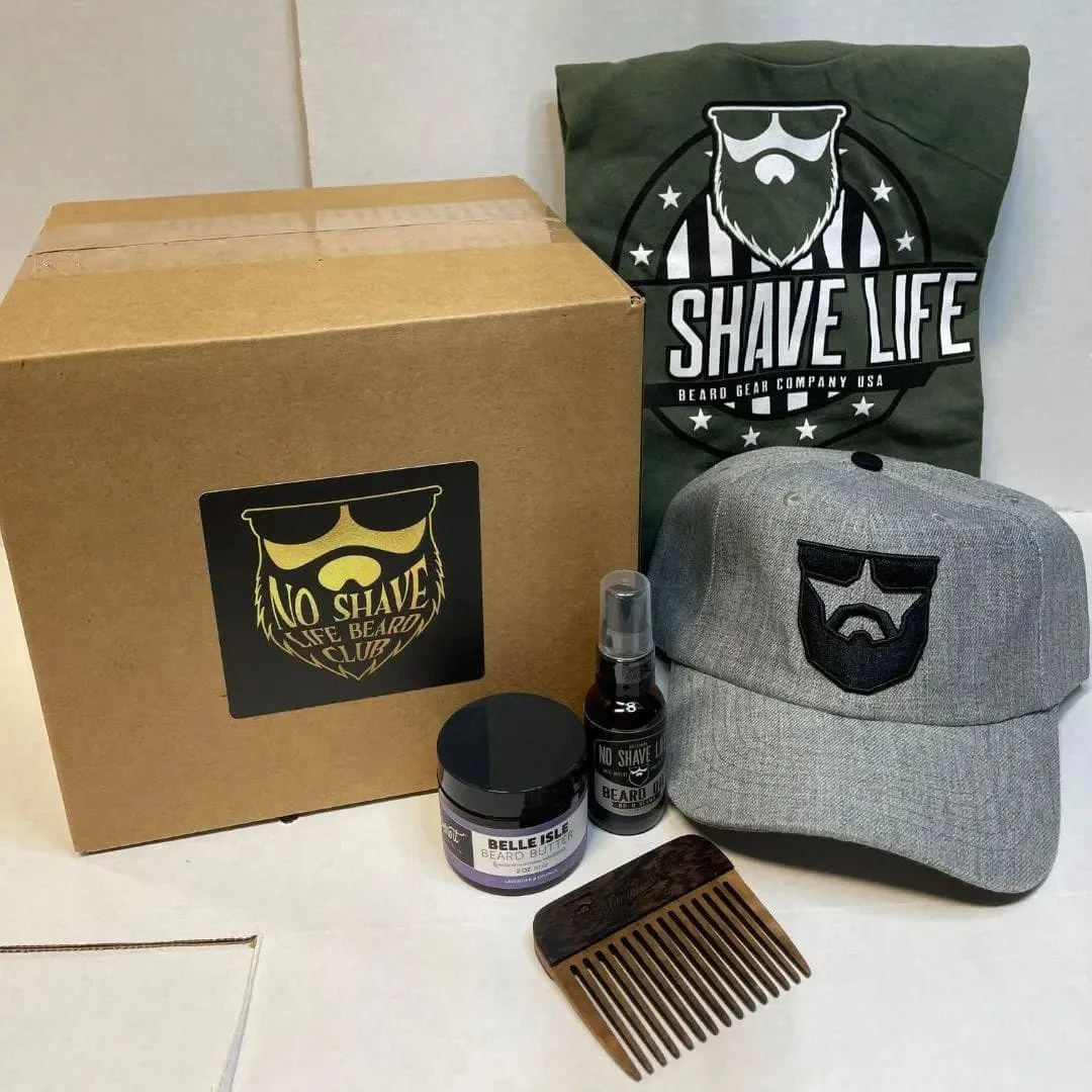 No Shave Life Monthly Beard Club Surprise Box