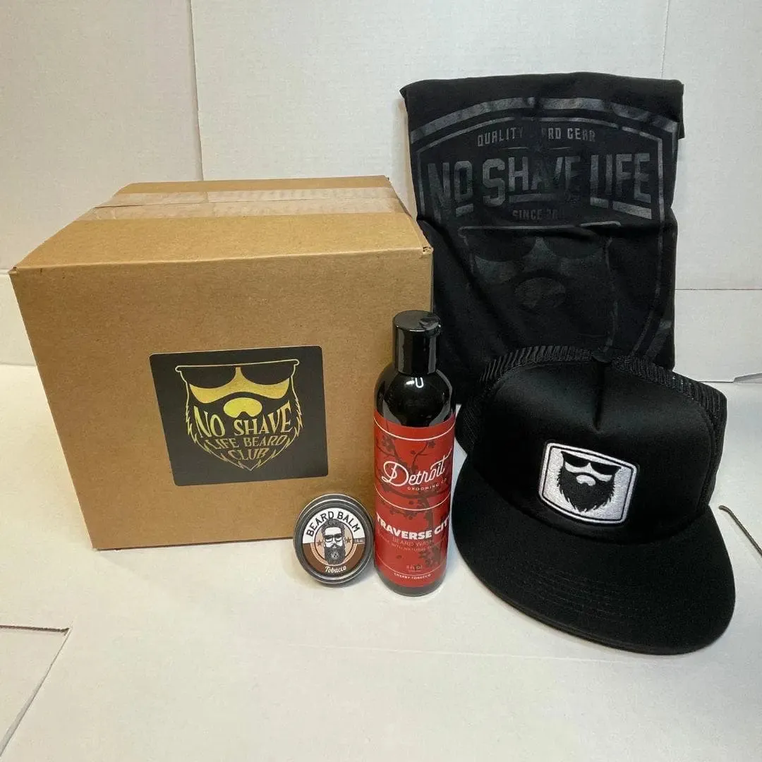 No Shave Life Monthly Beard Club Surprise Box