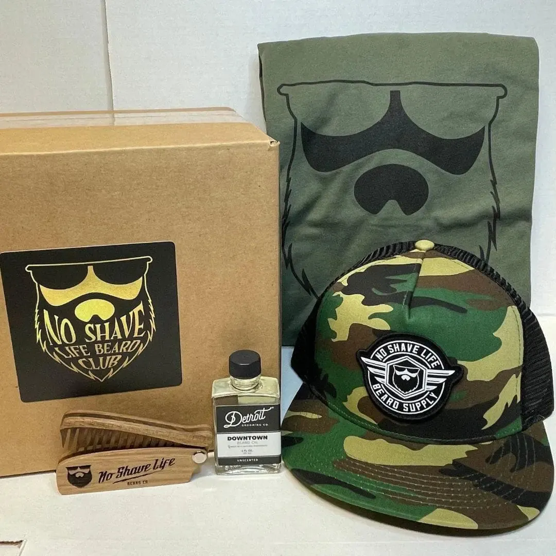No Shave Life Monthly Beard Club Surprise Box