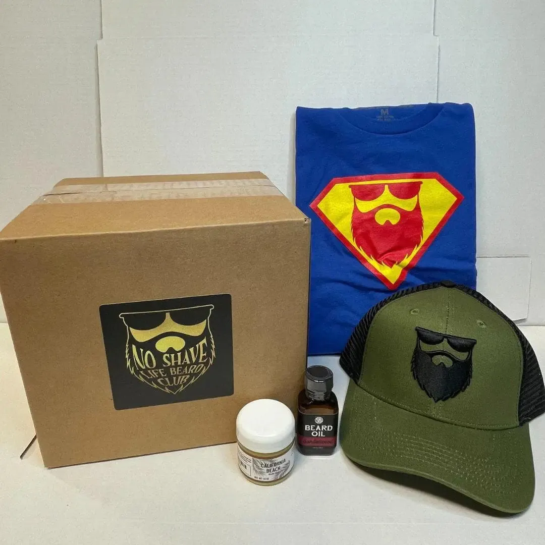 No Shave Life Monthly Beard Club Surprise Box